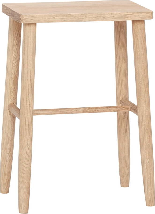Barová židle z dubového dřeva Hübsch Folk