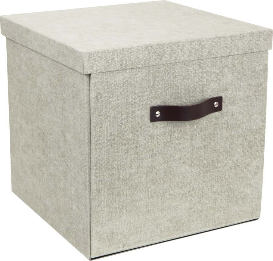 Béžová úložná krabice Bigso Box of Sweden Logan Bigso Box of Sweden