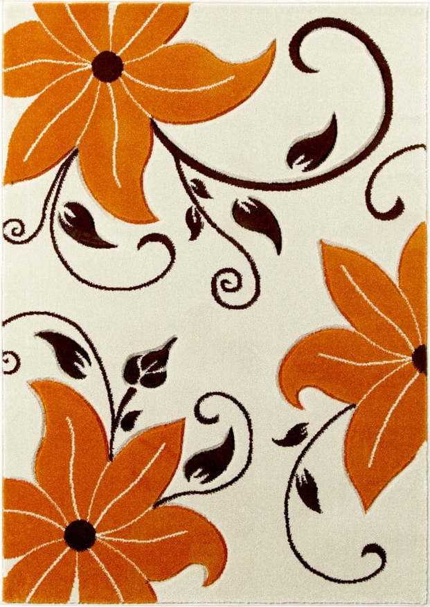 Béžovo-oranžový koberec Think Rugs Verona