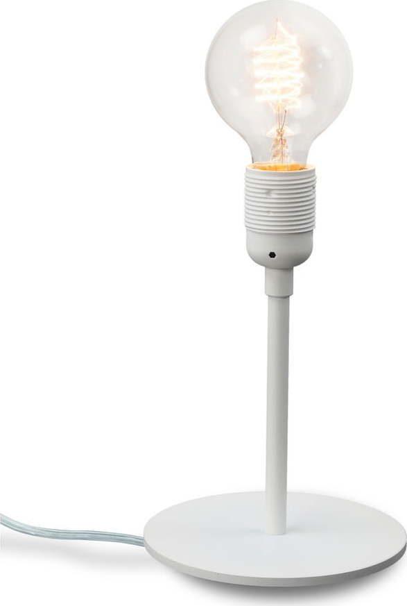 Bílá stolní lampa Bulb Attack Uno Bulb Attack
