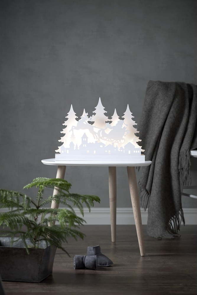 Bílá vánoční světelná LED dekorace Star Trading Grandy Reinders