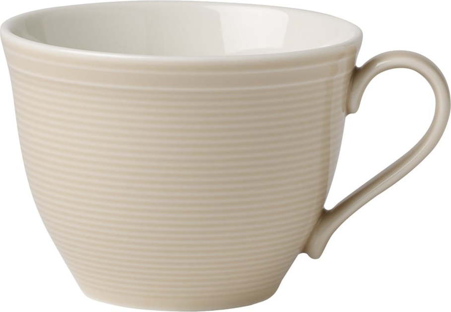Bílo-béžový porcelánový šálek na kávu Villeroy & Boch Like Color Loop