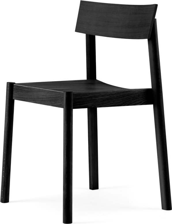Černá jídelní židle z dubového dřeva EMKO Citizen Rectangle Emko