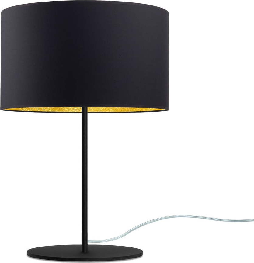 Černo-zlatá stolní lampa Sotto Luce MIKA M 1T Sotto Luce