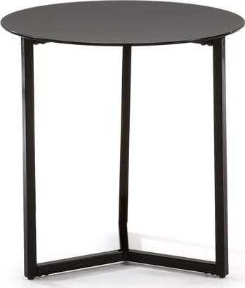 Černý odkládací stolek Kave Home Marae
