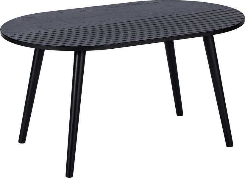 Černý oválný konferenční stolek Bonami Selection Leo Bonami Selection