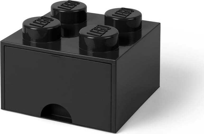 Černý úložný box čtverec LEGO® LEGO