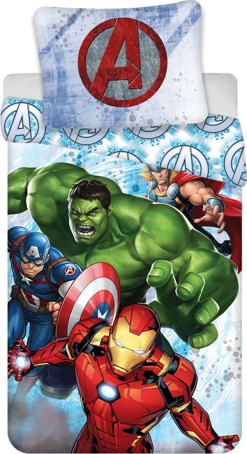 Dětské bavlněné povlečení Jerry Fabrics Avengers Heroes