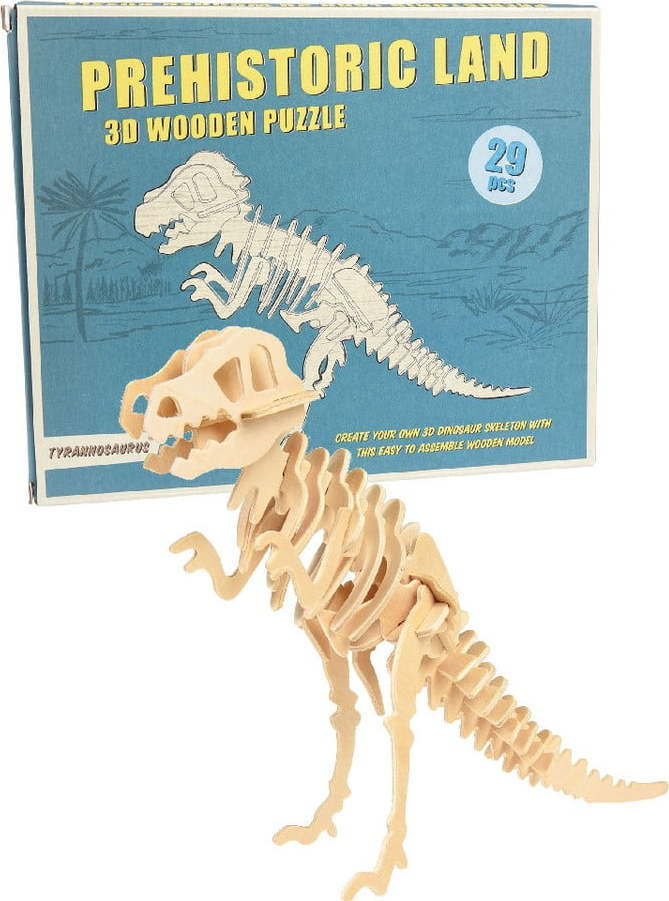 Dřevěné 3D puzzle dinosaurus Rex London Tyrannosaurus Rex London