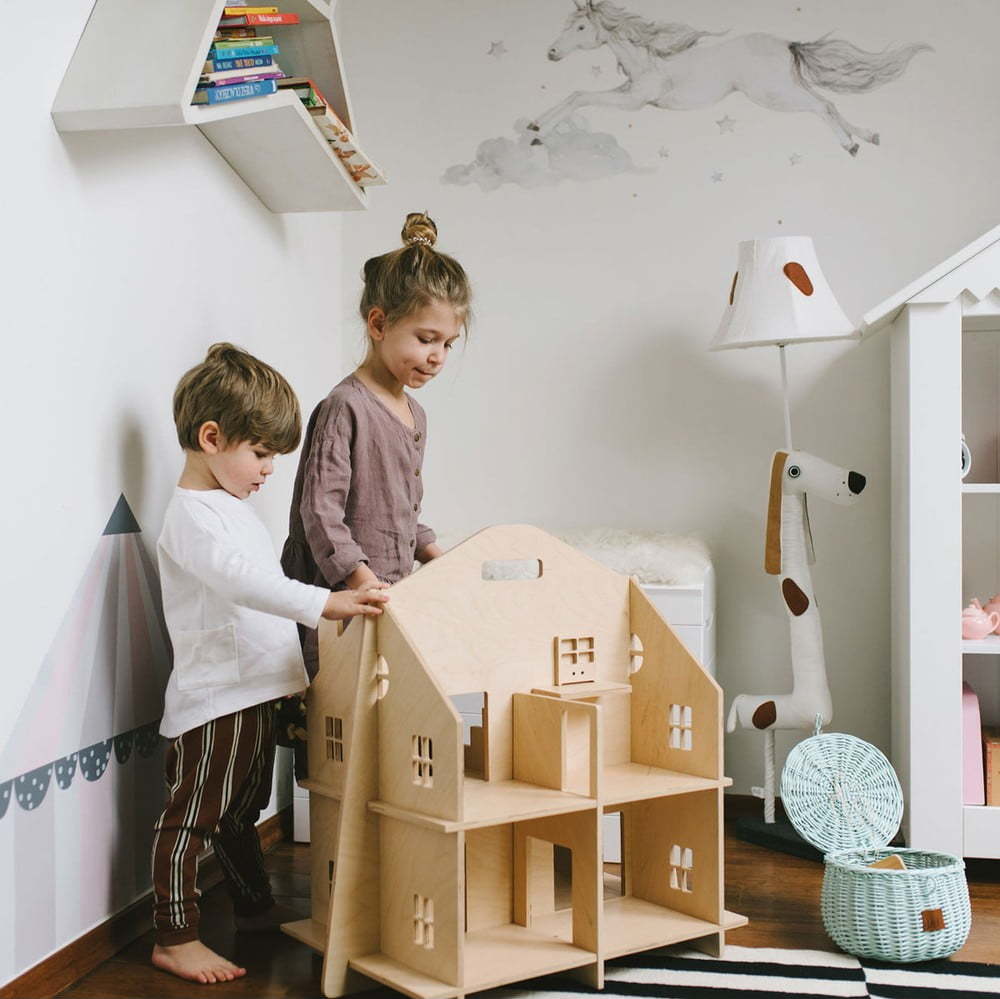 Dřevěný dětský domeček pro panenky Dekornik Doll House Dekornik