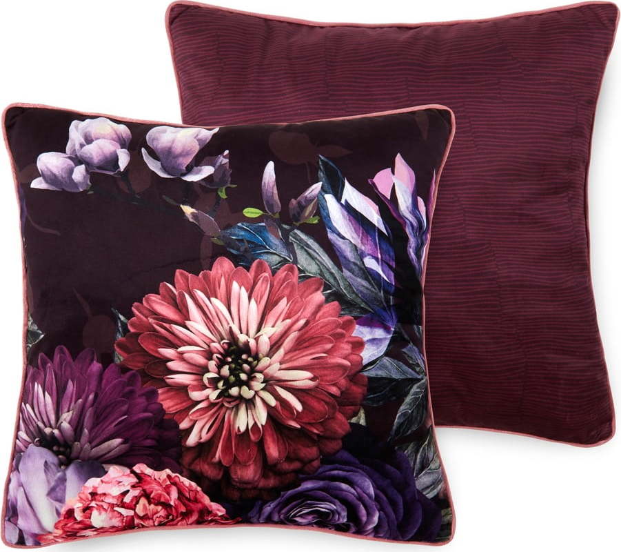 Fialový dekorativní polštář Descanso Bloomie
