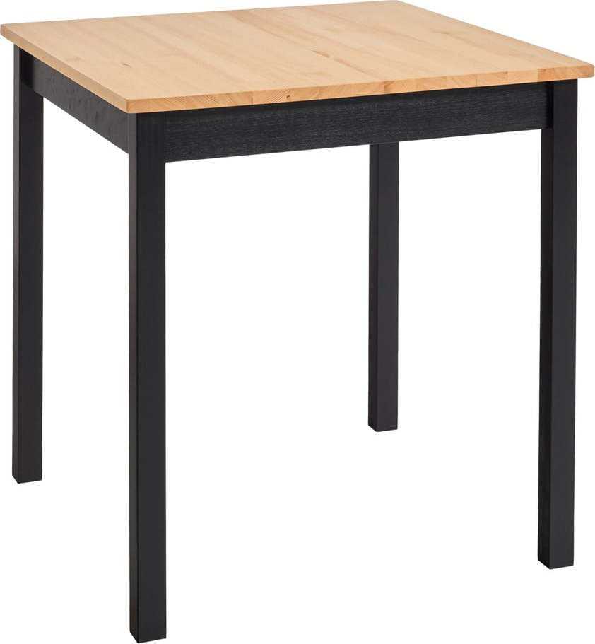 Jídelní stůl z borovicového dřeva s černou konstrukcí Bonami Essentials Sydney