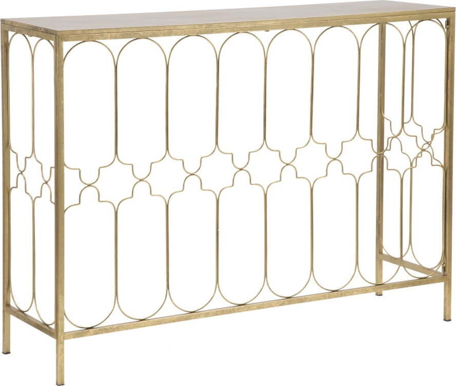 Konzolový stolek s konstrukcí ve zlaté barvě Mauro Ferretti Balcony
