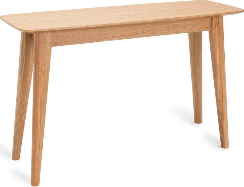 Konzolový stolek s nohami z dubového dřeva Unique Furniture Rho