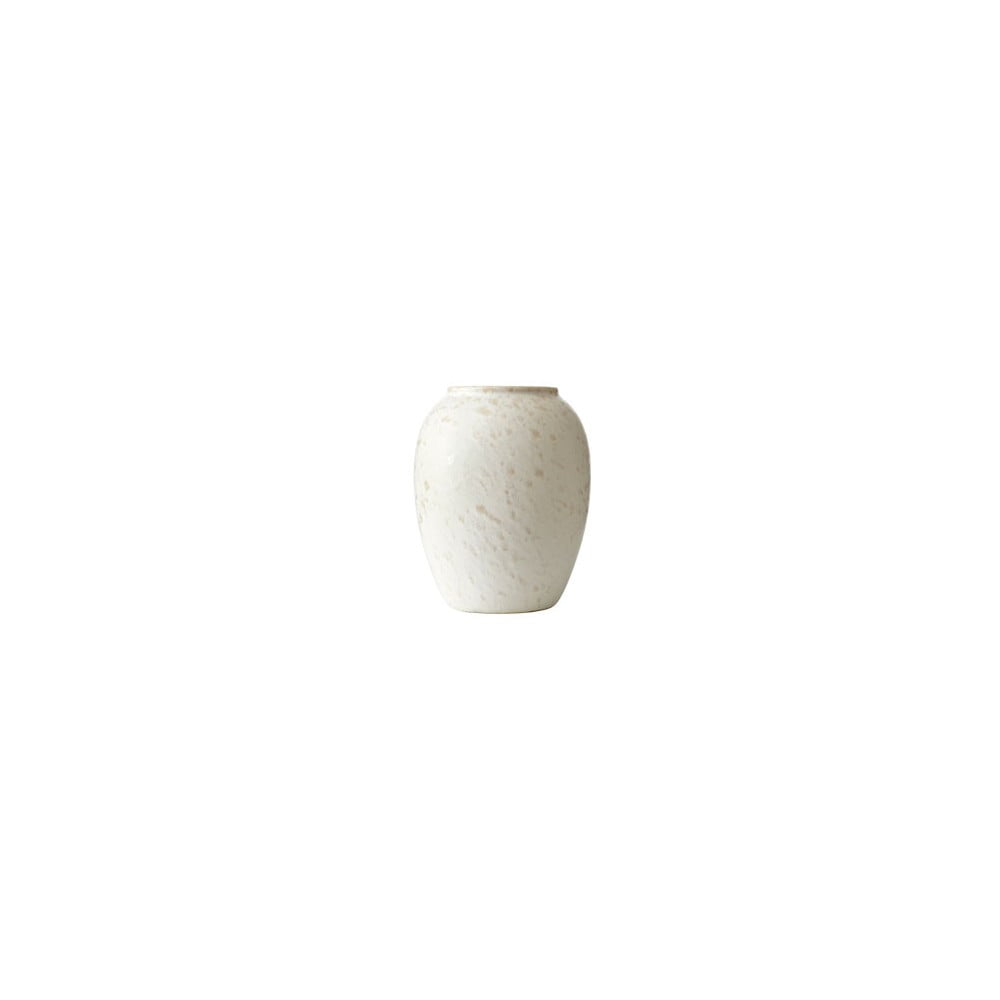 Krémově bílá kameninová váza Bitz