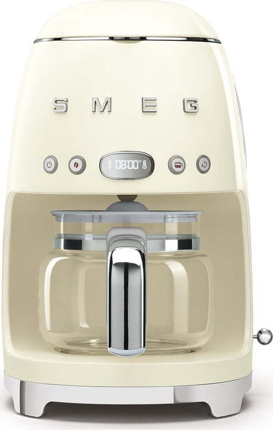Krémově bílý kávovar na filtrovanou kávu SMEG SMEG