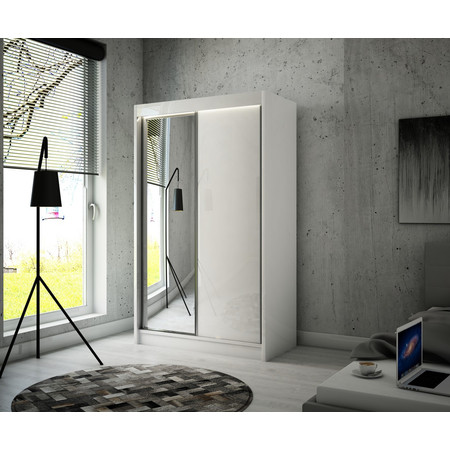 Kvalitní Šatní Skříň Velis 250 cm Bílá Dub Sonoma Furniture