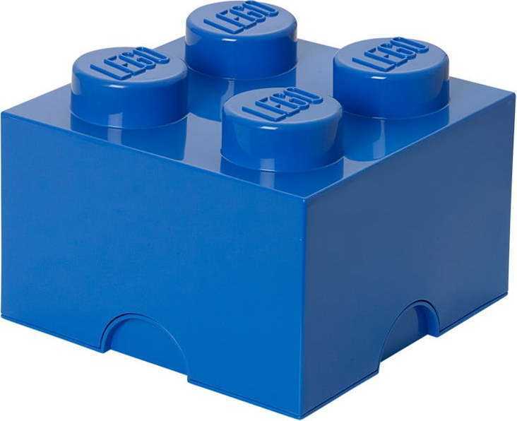 Modrý úložný box čtverec LEGO® LEGO