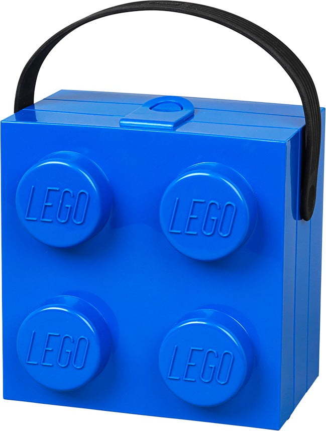 Modrý úložný box s rukojetí LEGO® LEGO