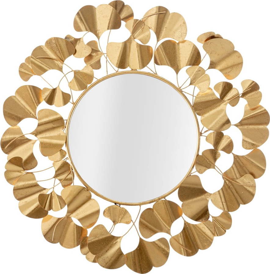 Nástěnné zrcadlo ve zlaté barvě Mauro Ferretti Leaf Gold