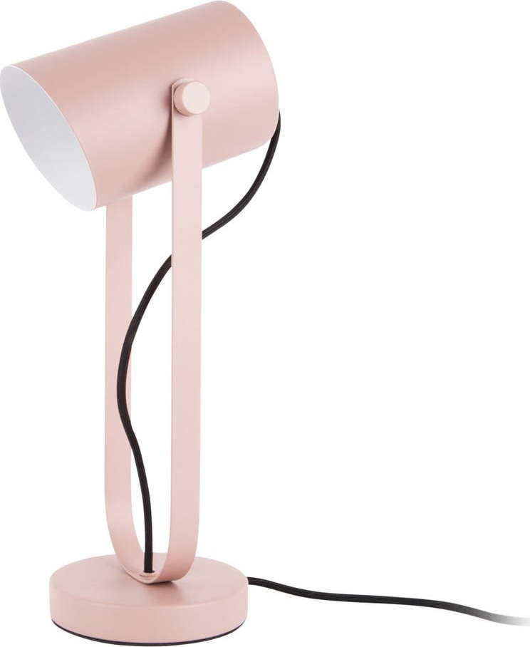Růžová stolní lampa Leitmotiv Snazzy Leitmotiv