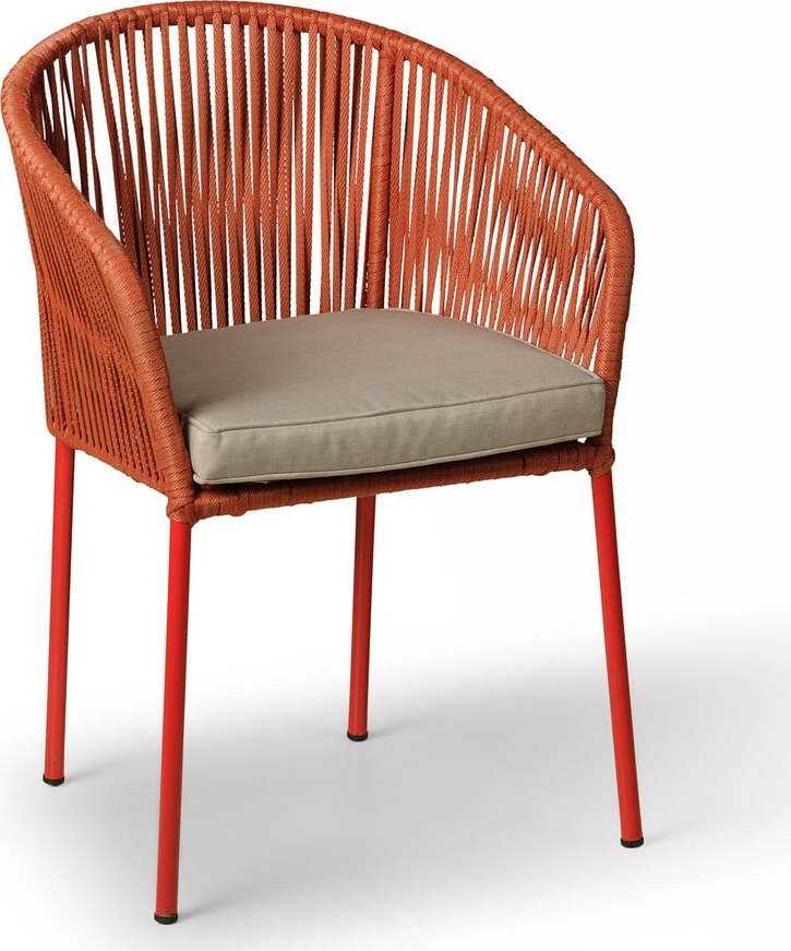 Sada 2 červených zahradních židlí Bonami Selection Trapani Bonami Selection