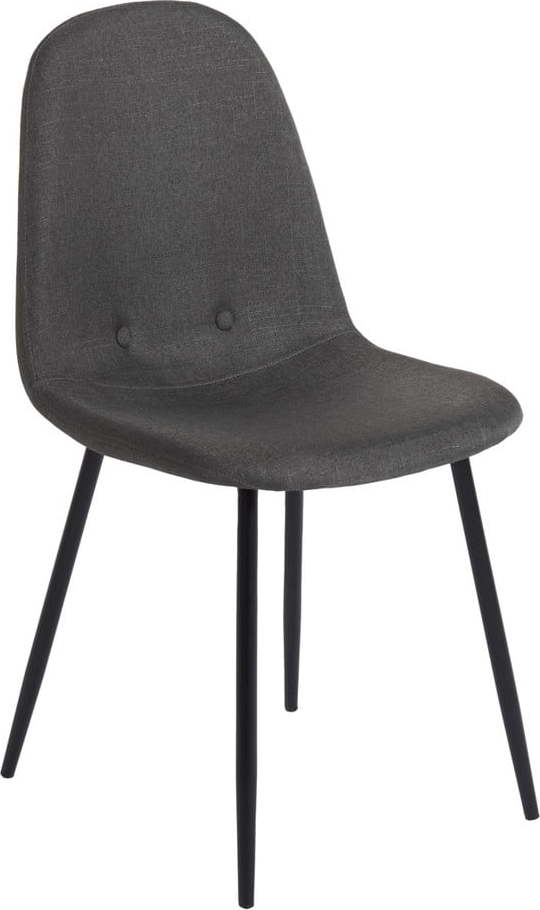 Sada 2 tmavě šedých jídelních židlí Bonami Essentials Lissy Bonami Essentials