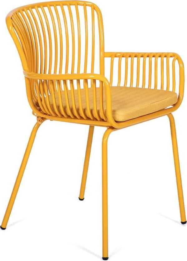 Sada 2 žlutých zahradních židlí Bonami Selection Elia Bonami Selection