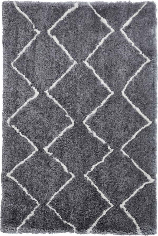Tmavě šedý koberec Think Rugs Morocco Dark
