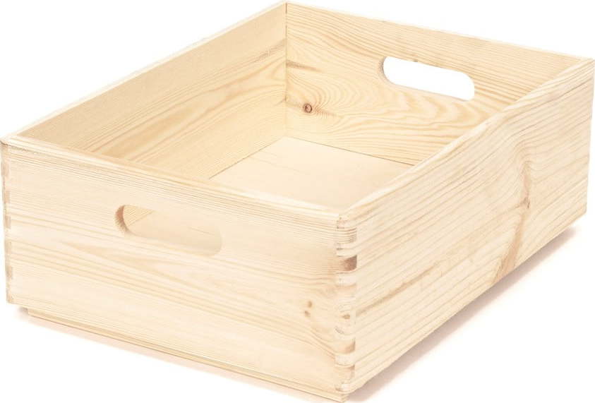 Úložný box z borovicového dřeva Compactor Custom