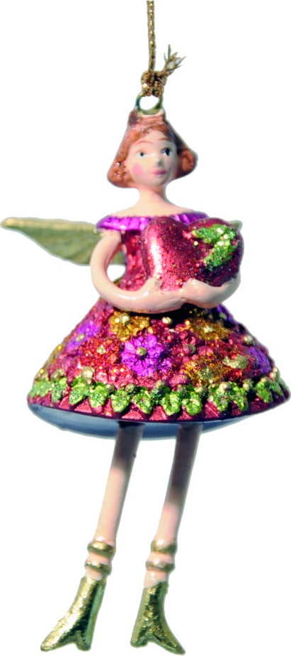 Vánoční závěsná dekorace G-Bork Fairy with Heart G-Bork