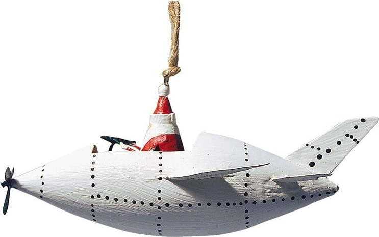 Vánoční závěsná ozdoba G-Bork Santa in Zeppeliner G-Bork
