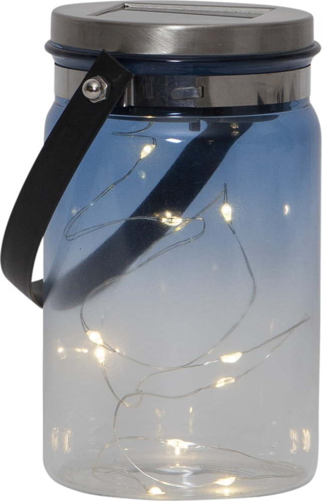 Venkovní solární lucerna Star Trading Tint Lantern Blue