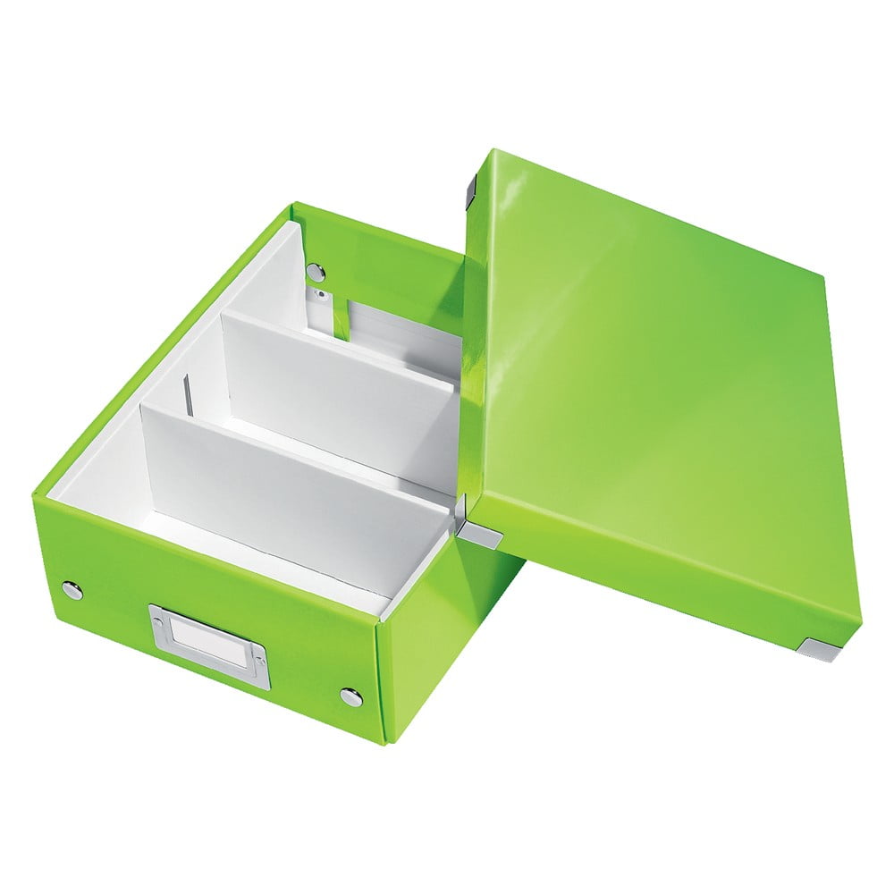 Zelený box s organizérem Leitz Office