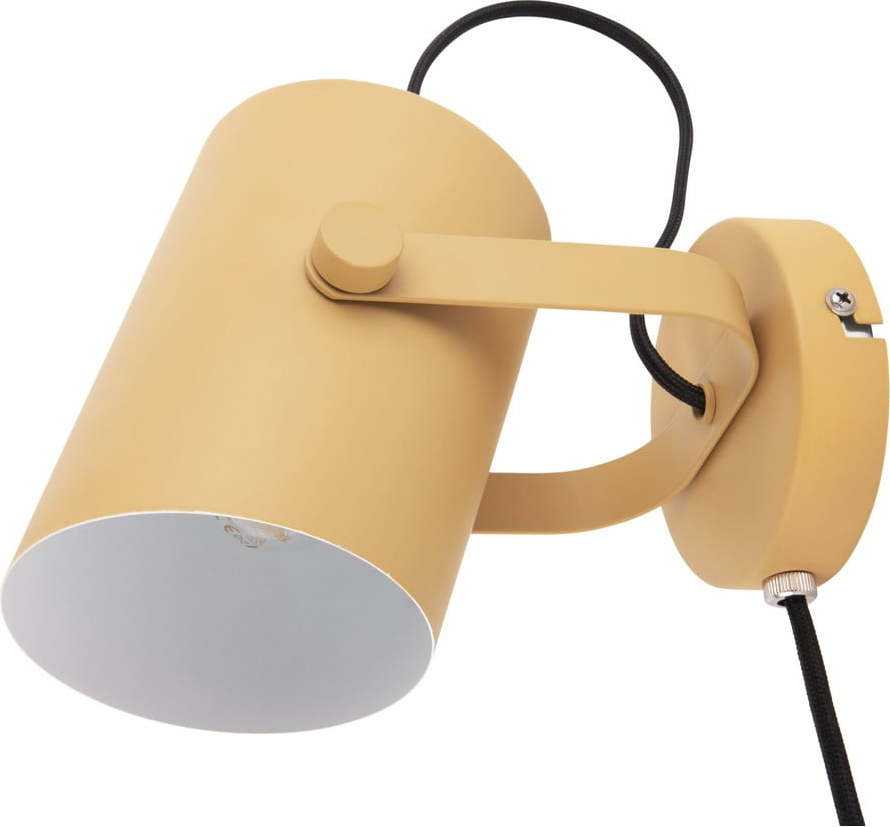 Žlutá nástěnná lampa Leitmotiv Snazzy Leitmotiv