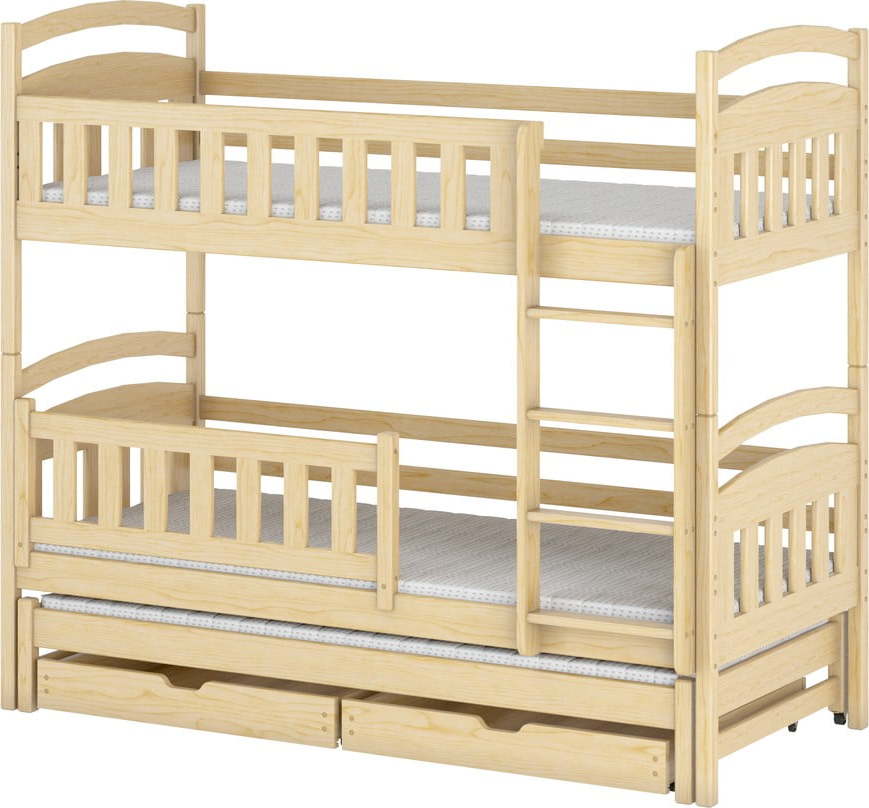 Patrová dětská postel s úložným prostorem 90x200 cm Blanka - Lano Meble Lano Meble