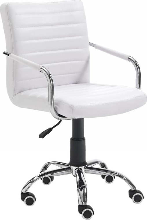 Bílá kancelářská židle na kolečkách Tomasucci Milko Tomasucci