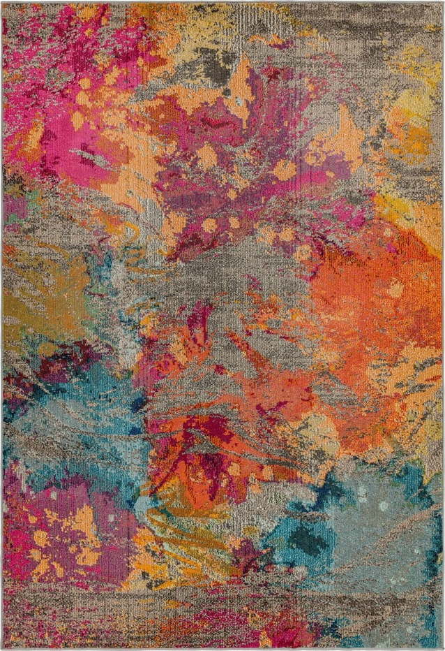 Červený koberec 230x160 cm Colores Cloud - Asiatic Carpets Asiatic Carpets