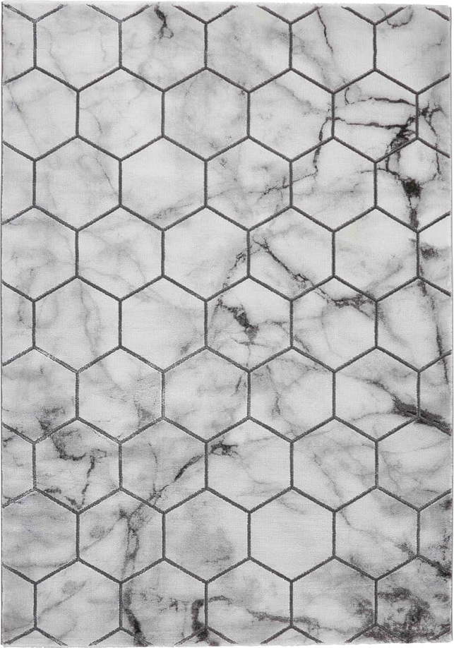 Šedý/ve stříbrné barvě koberec 170x120 cm Craft - Think Rugs Think Rugs