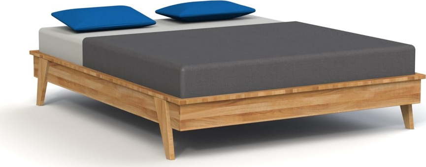Dvoulůžková postel z dubového dřeva 160x200 cm Retro - The Beds The Beds