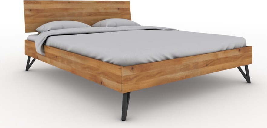Dvoulůžková postel z dubového dřeva 180x200 cm Golo 2 - The Beds The Beds