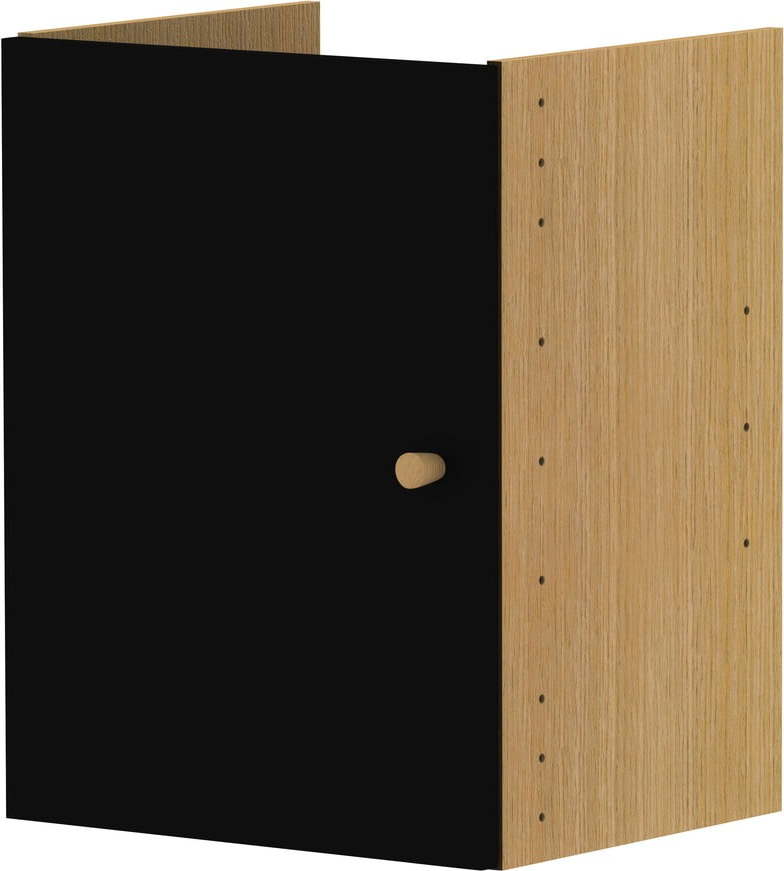 Černá komponenta s dvířky 33x43 cm Z Cube - Tenzo Tenzo