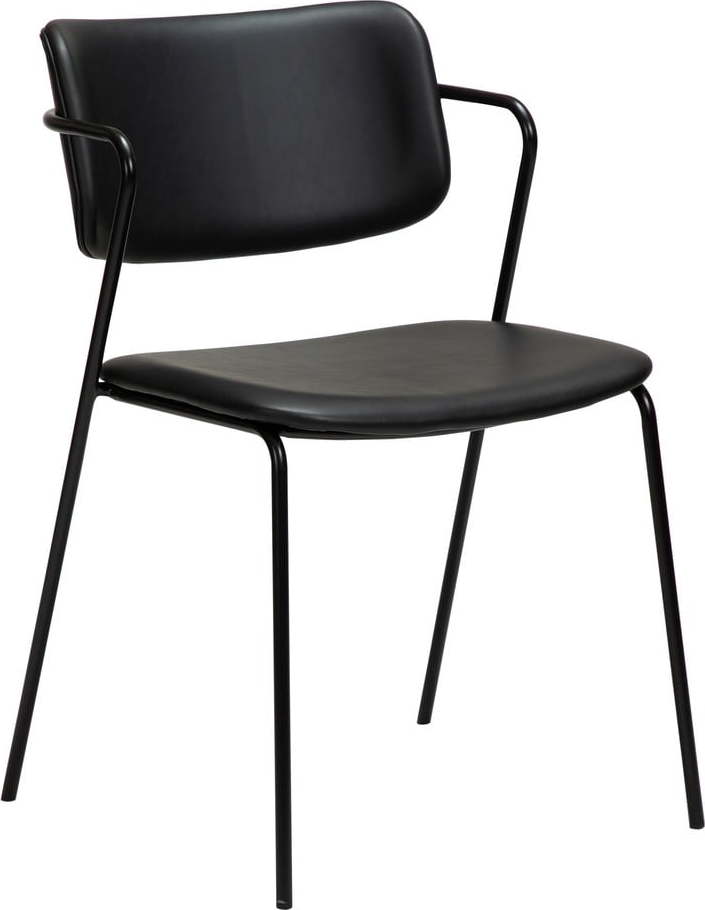 Černá židle z imitace kůže DAN-FORM Denmark Zed ​​​​​DAN-FORM Denmark