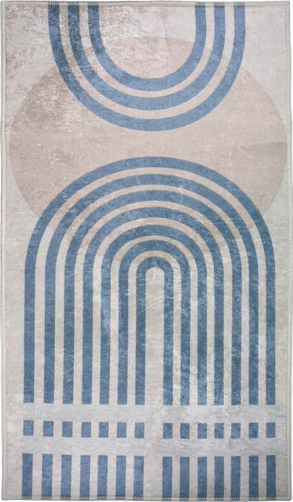 Modrý/šedý koberec 140x80 cm - Vitaus Vitaus