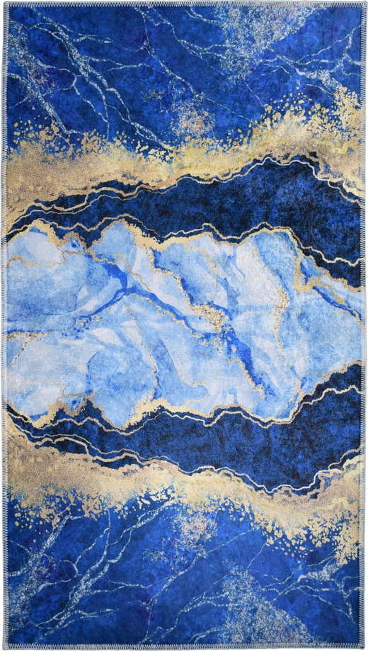 Modrý/ve zlaté barvě koberec 230x160 cm - Vitaus Vitaus