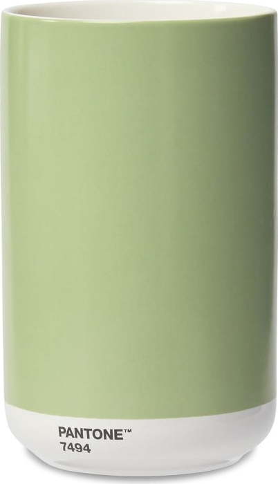 Světle zelená keramická váza - Pantone Pantone