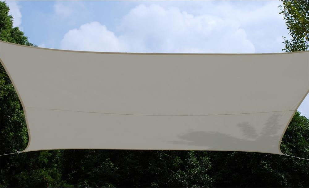 Béžová stínící plachta 500x500 cm - Rojaplast Rojaplast
