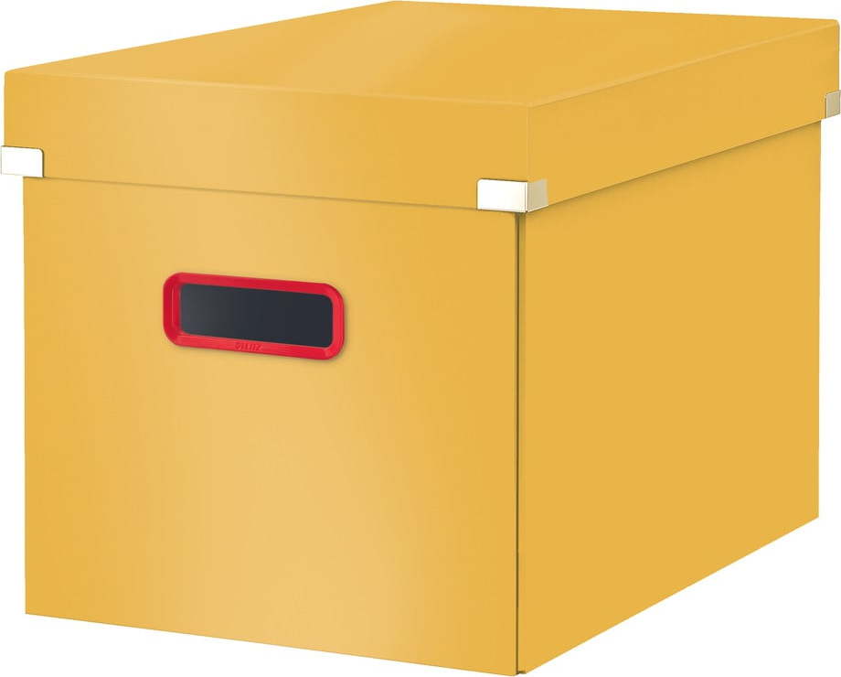 Kartonový úložný box s víkem Click&Store - Leitz Leitz