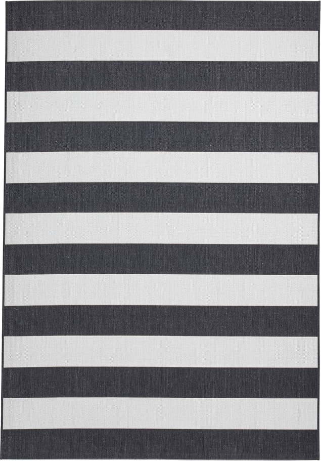 Bílý/černý venkovní koberec 170x120 cm Santa Monica - Think Rugs Think Rugs
