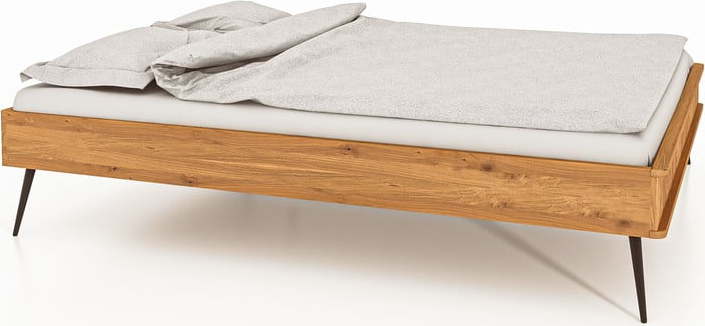 Dvoulůžková postel z dubového dřeva 140x200 cm Kula - The Beds The Beds